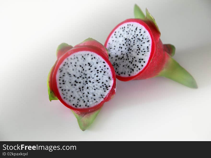 Cut Pitaya dragon fruit from thailand. Cut Pitaya dragon fruit from thailand