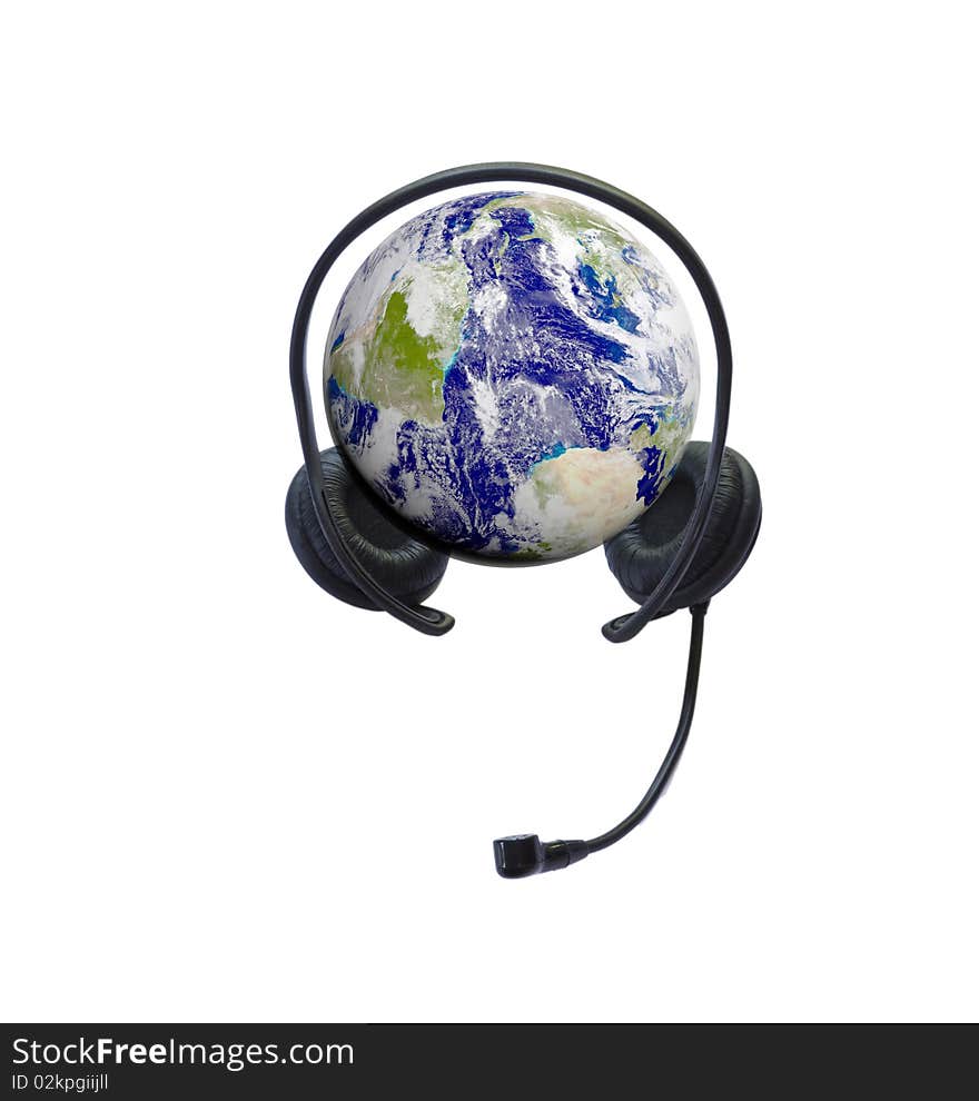 Headphones on earth