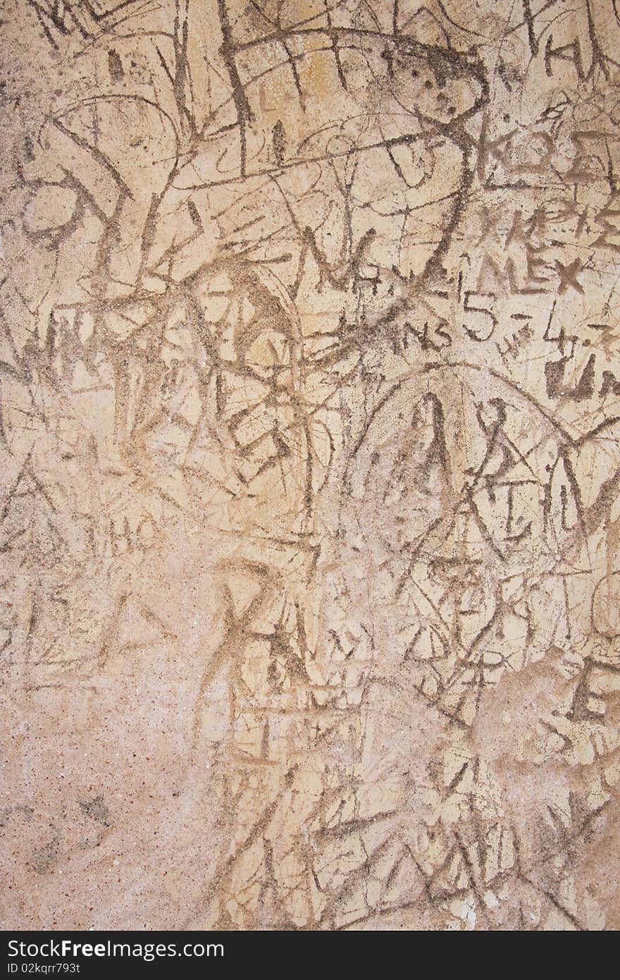 Old stony wall with signs - texture,
taken at ancient city Ephesus, Turkey. Old stony wall with signs - texture,
taken at ancient city Ephesus, Turkey