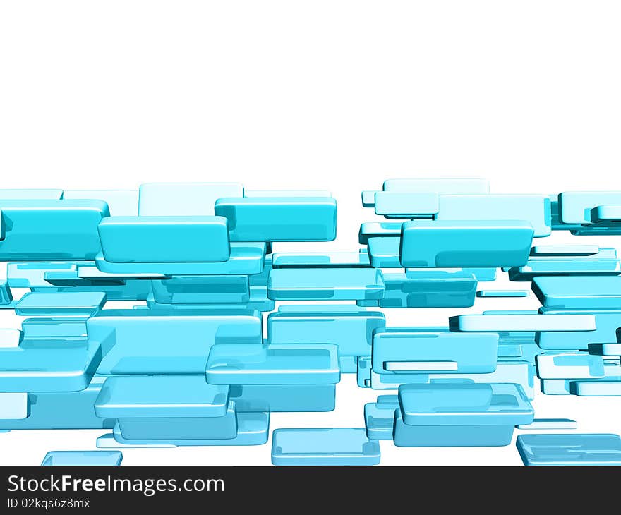 3d cubes with glossy light effects. 3d cubes with glossy light effects