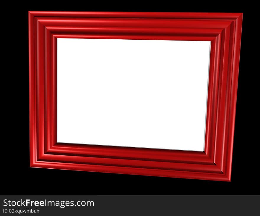 3d illustration of frame