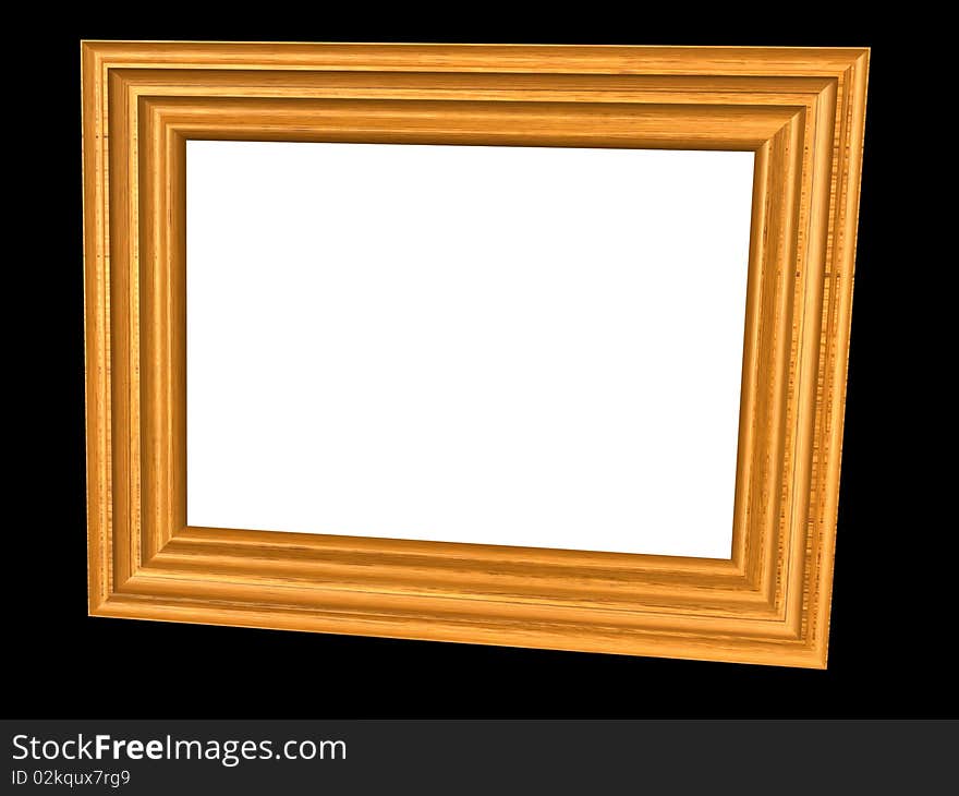 3d Illustration Of Frame