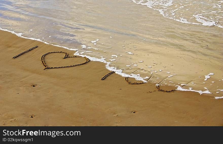 Inscription On Sand