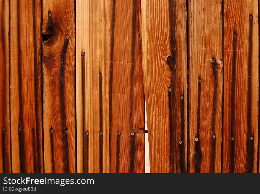 Close up of barn door in sedona, AZ