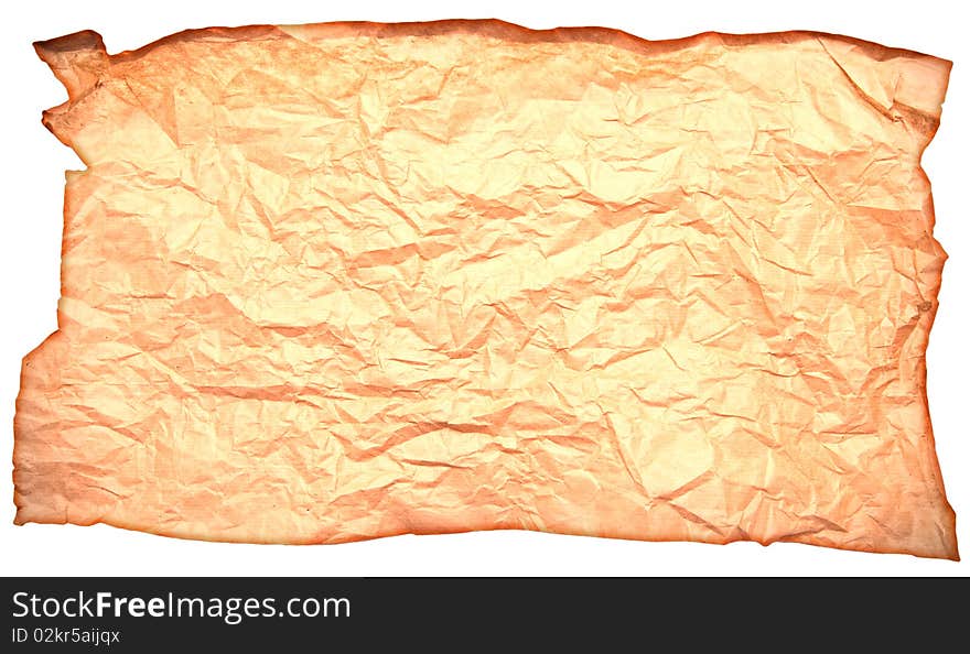 Abstract background in the form of an old dirty paper