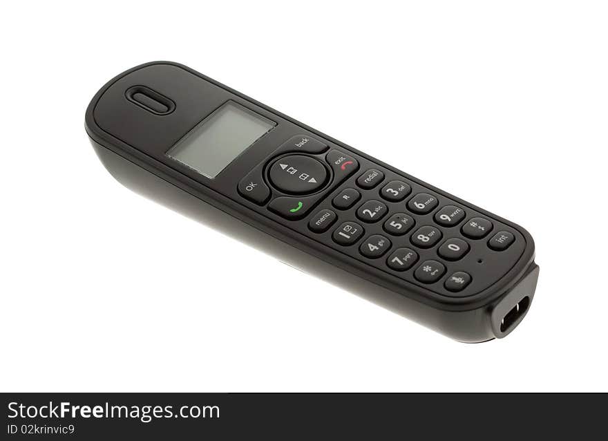 Cordless phone shot on white background. Cordless phone shot on white background.