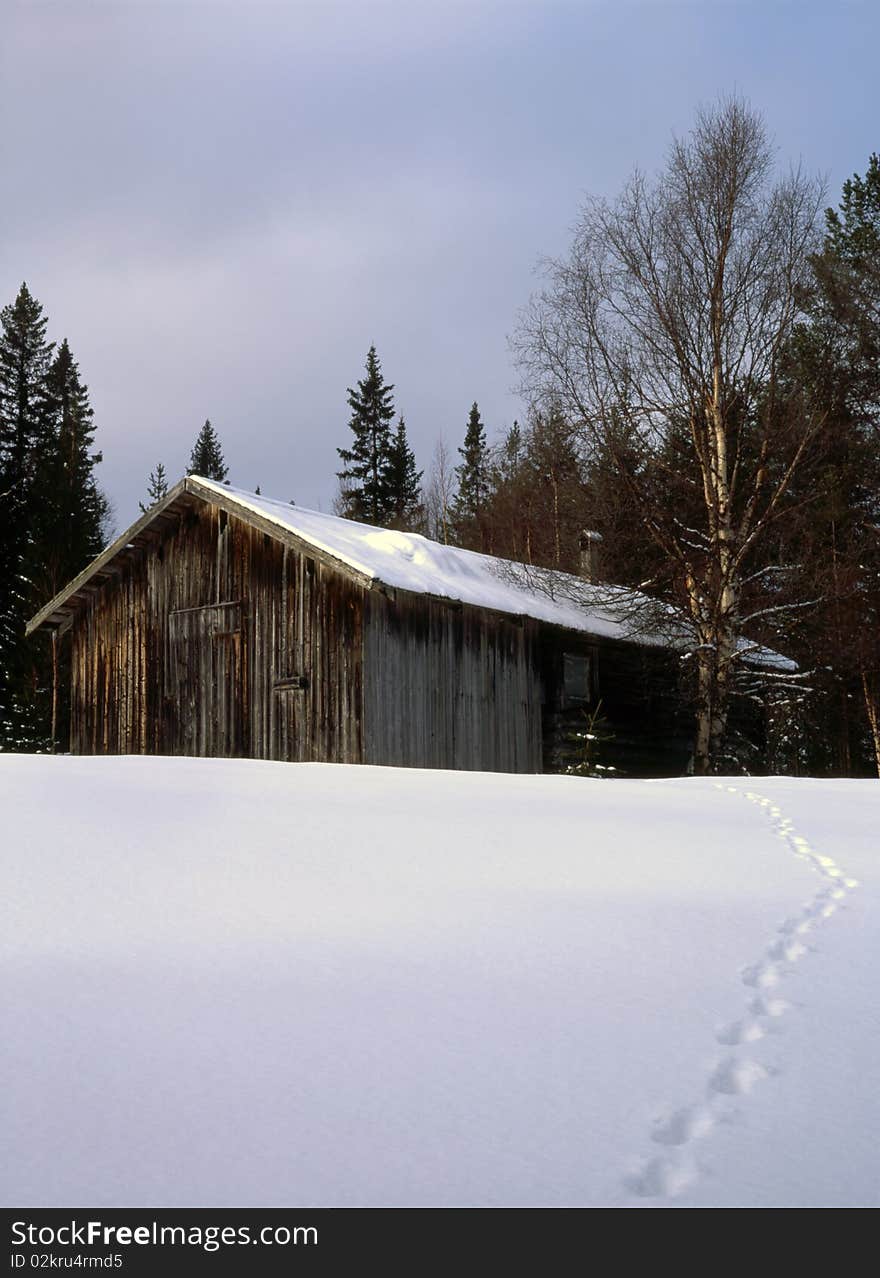 An old farmhouse