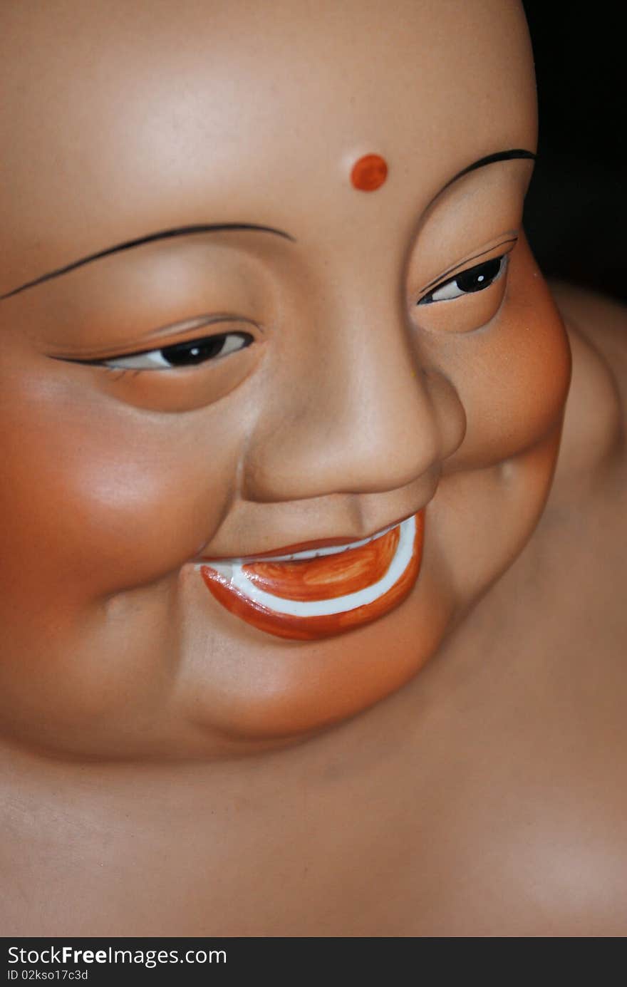 Close up laughing Buddha statues, Buddha Maitreya. Close up laughing Buddha statues, Buddha Maitreya