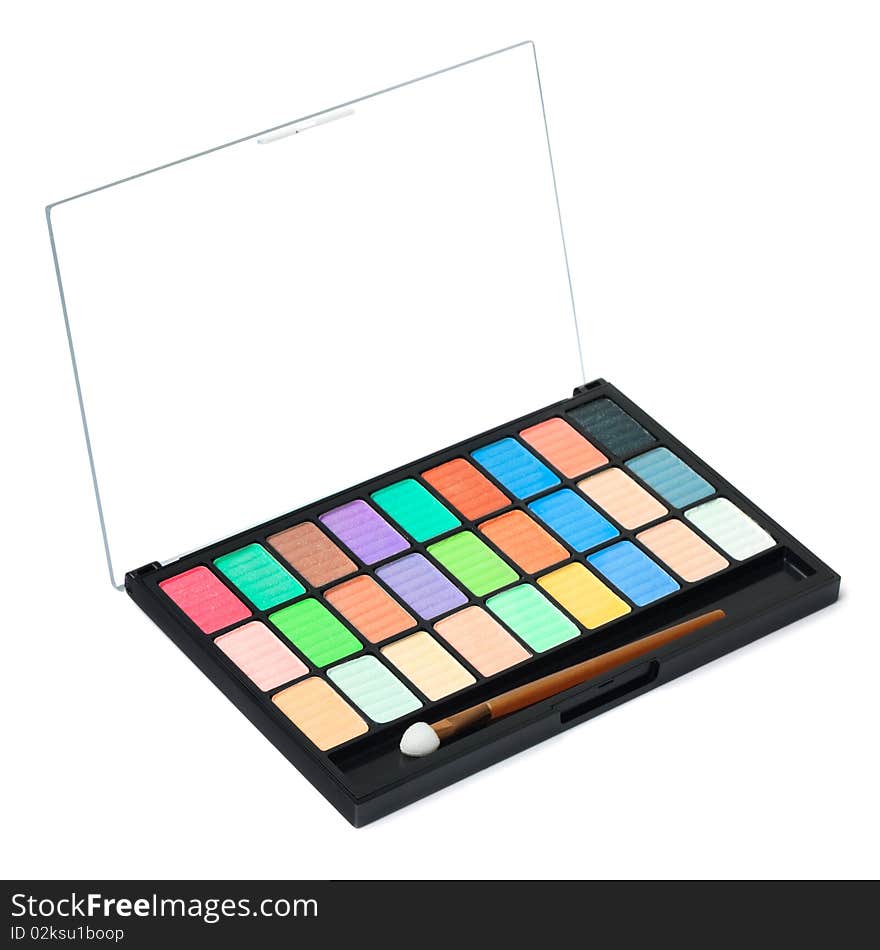 Colorful palette for makeup