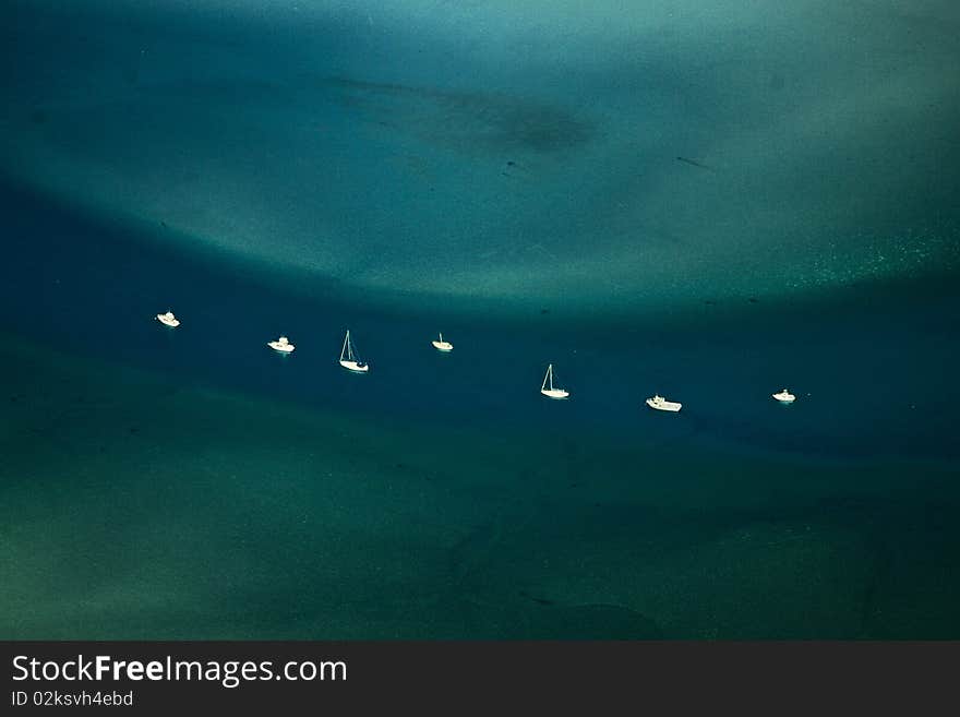 Yachts In High Seas