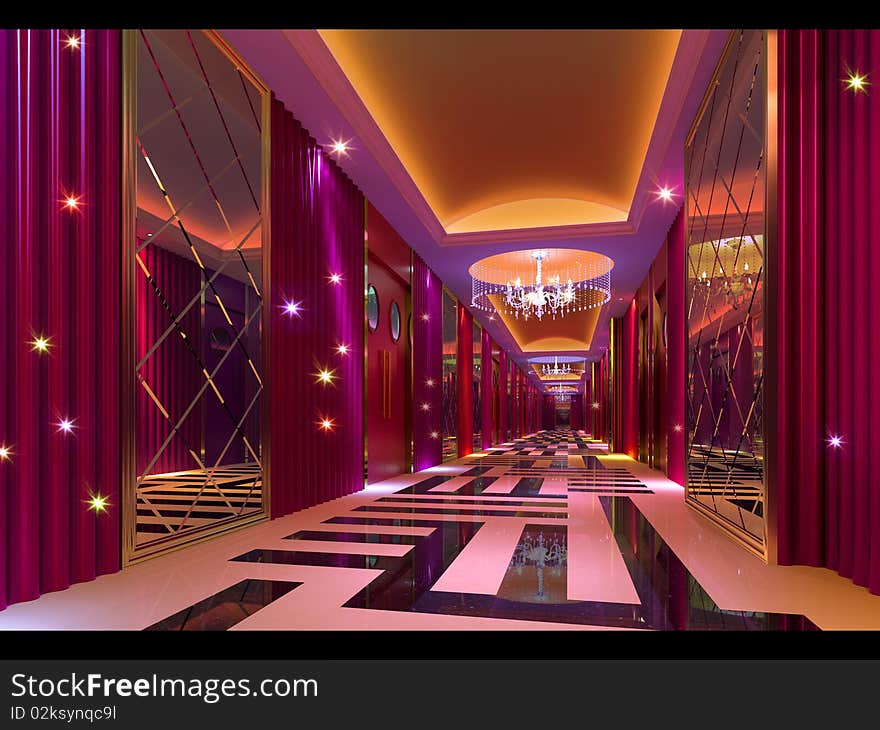 illustration of luxury restaurant interior. illustration of luxury restaurant interior