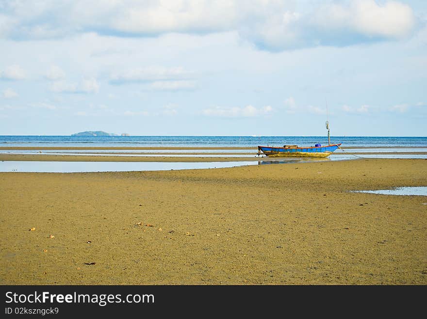 A traditional Thai boat, Thailand. A traditional Thai boat, Thailand