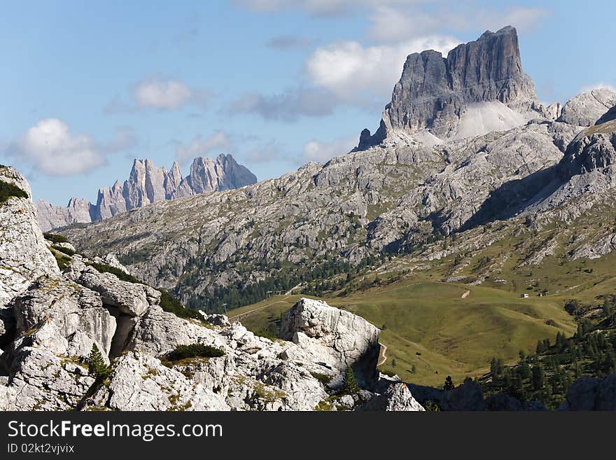 The Dolomites, one of the most beautiful mountains of Europe. Unique because of the steep clifs, high peaks, very rough but friendly at the same time. The Dolomites, one of the most beautiful mountains of Europe. Unique because of the steep clifs, high peaks, very rough but friendly at the same time.