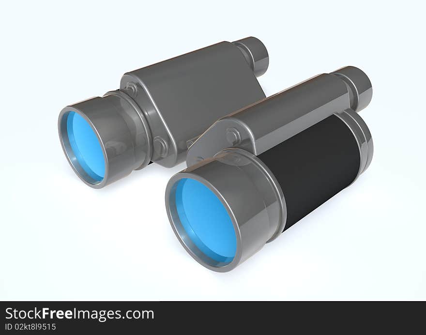 3d image of a telescope