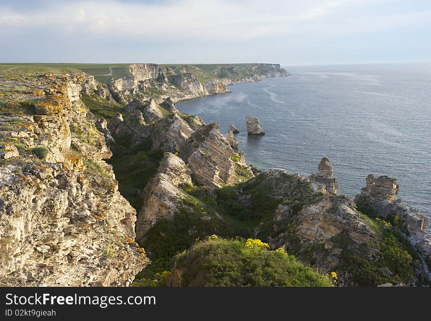 Beautiful view of Jangul. Crimea, Ukraine