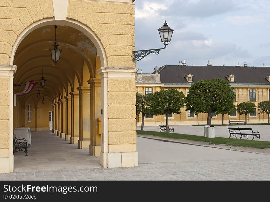 Colonnade Of Schonbrunn