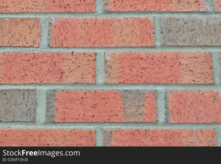 Red brick wall