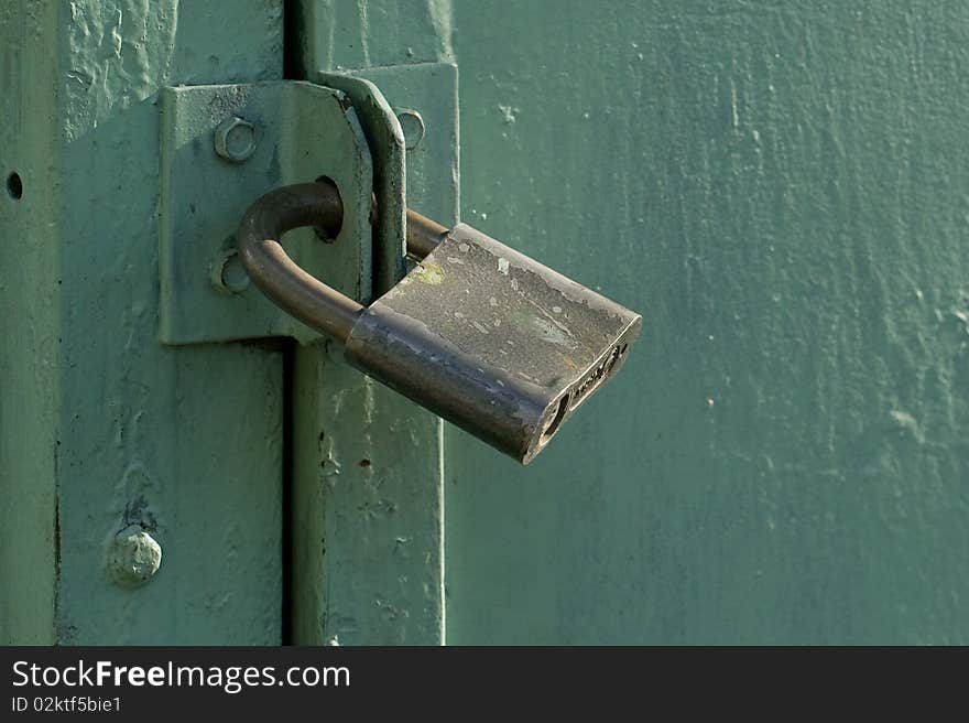 Padlock.