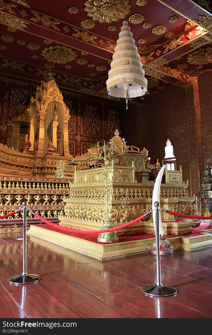 Imitation throne hall at Thailand