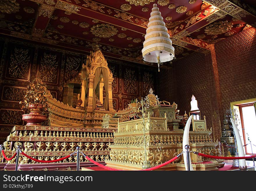 Imitation throne hall at Thailand