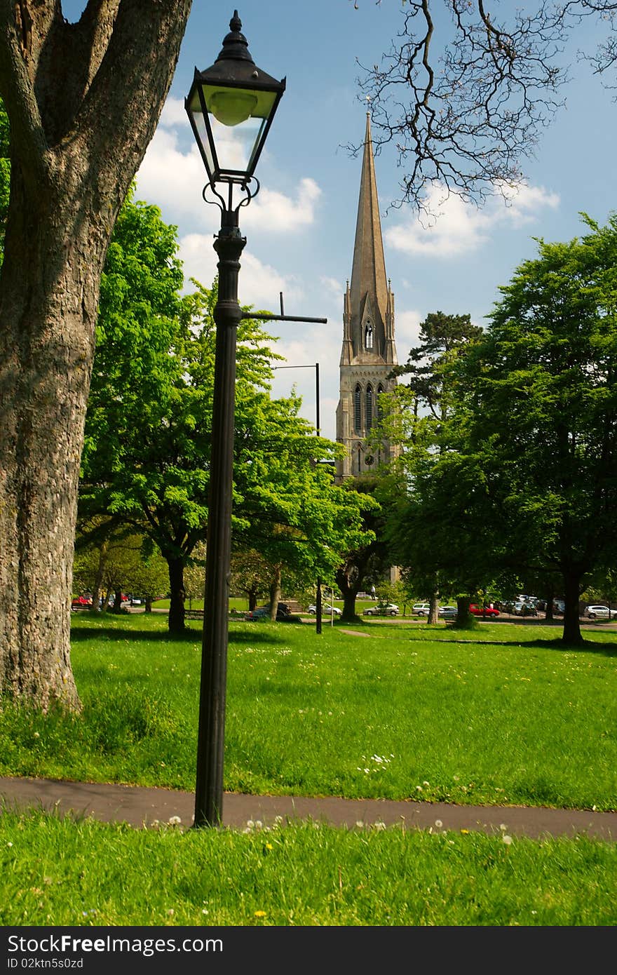 Lamp And Steeple, Bristol, England