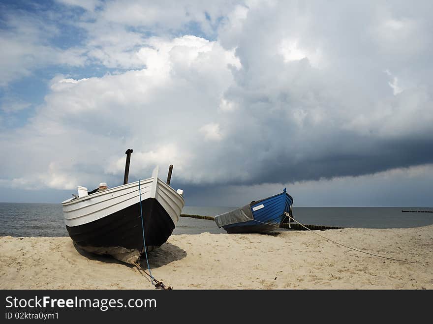 Two fishing boats