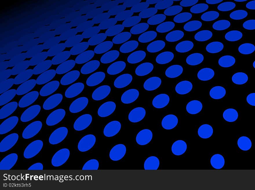 Graphic illustration of Blue Dot Pattern