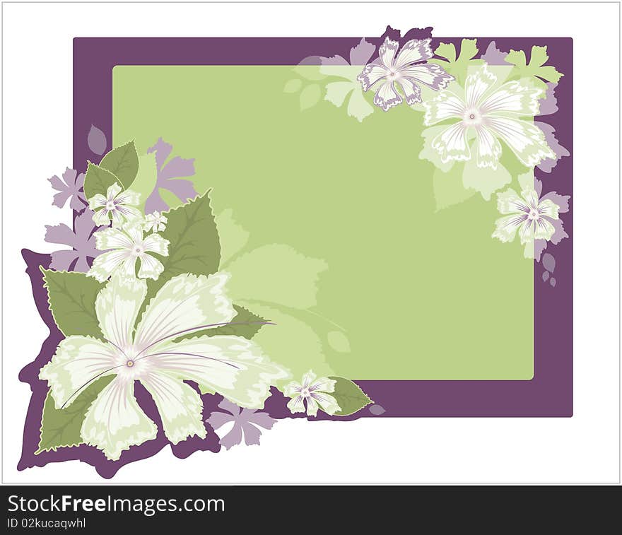 Vector illustration of flowers. EPS file is available. Vector illustration of flowers. EPS file is available