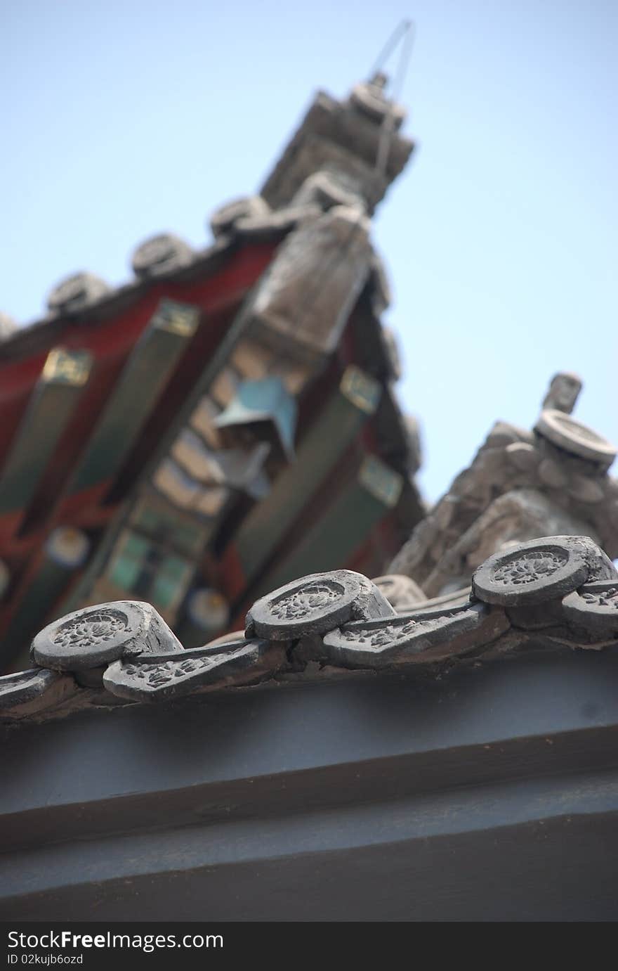 Some details of chinese traditional architecture (lama temple). Some details of chinese traditional architecture (lama temple)