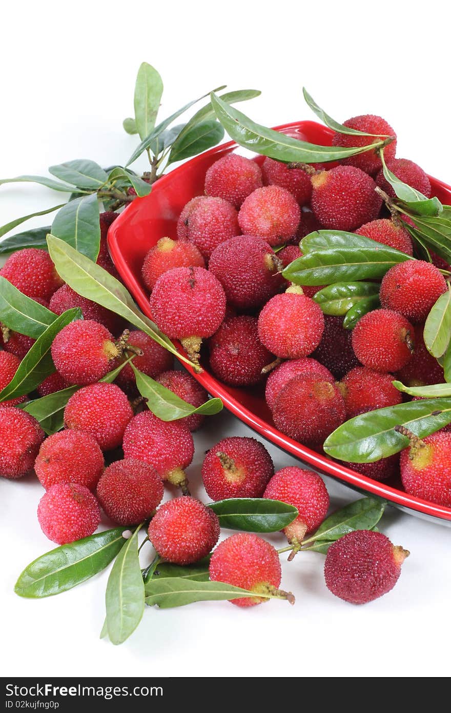 Ripe summer berry, isolated on white. Ripe summer berry, isolated on white.