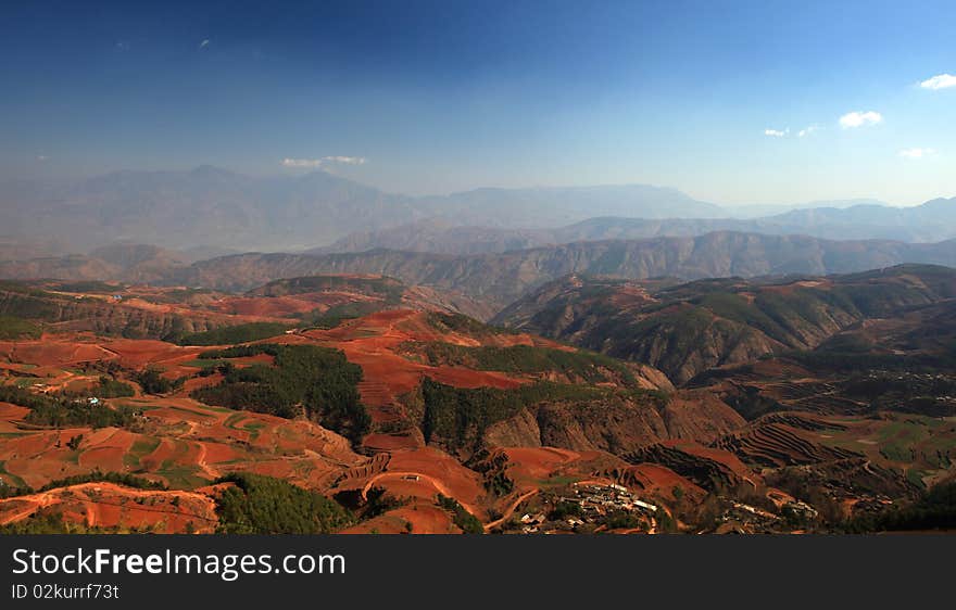 West of China