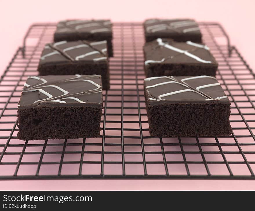 Chocolate Mud Cake Slices