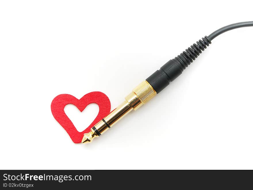 Isolated connector and heart