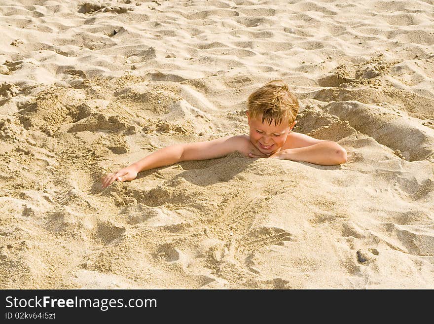 Child at the beach