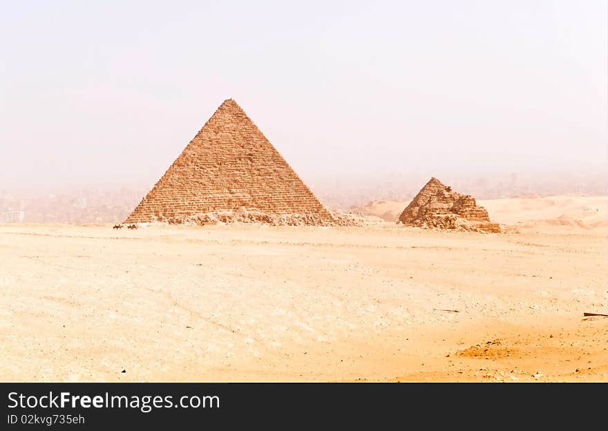 The pyramid of Giza, Egypt