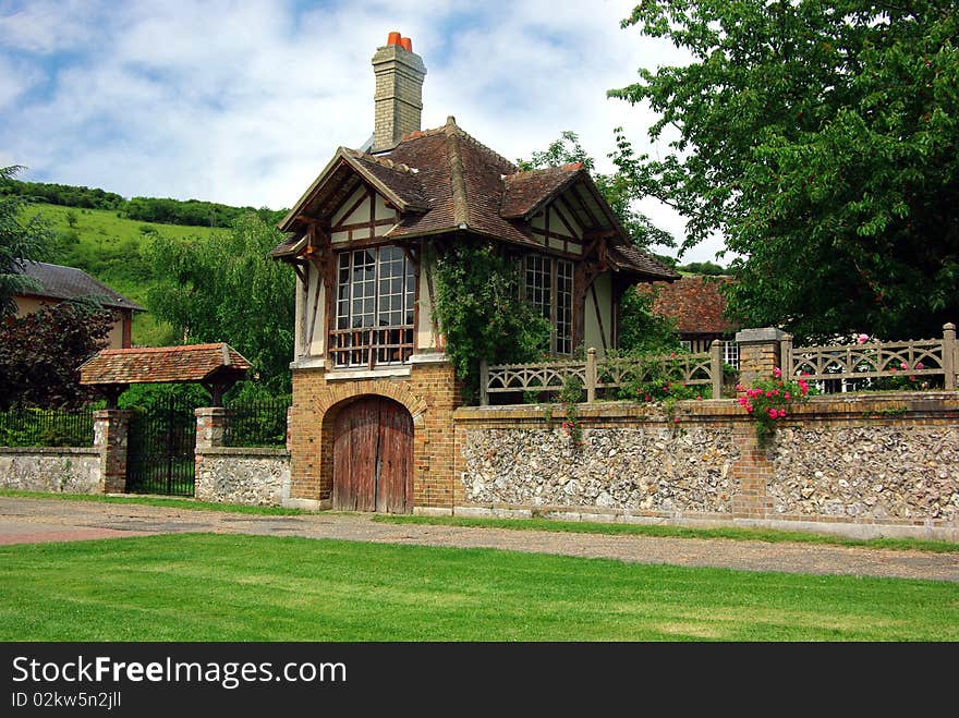 On this photo: Rural France landscape. On this photo: Rural France landscape