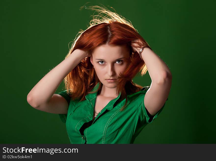 Young Red-Haired woman