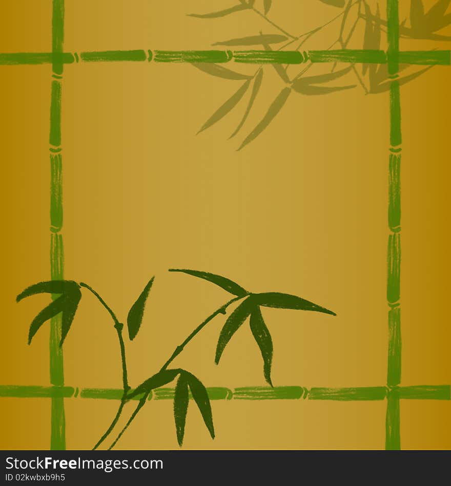 Bamboo branches