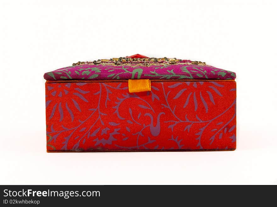 Square Red Jewellery Box