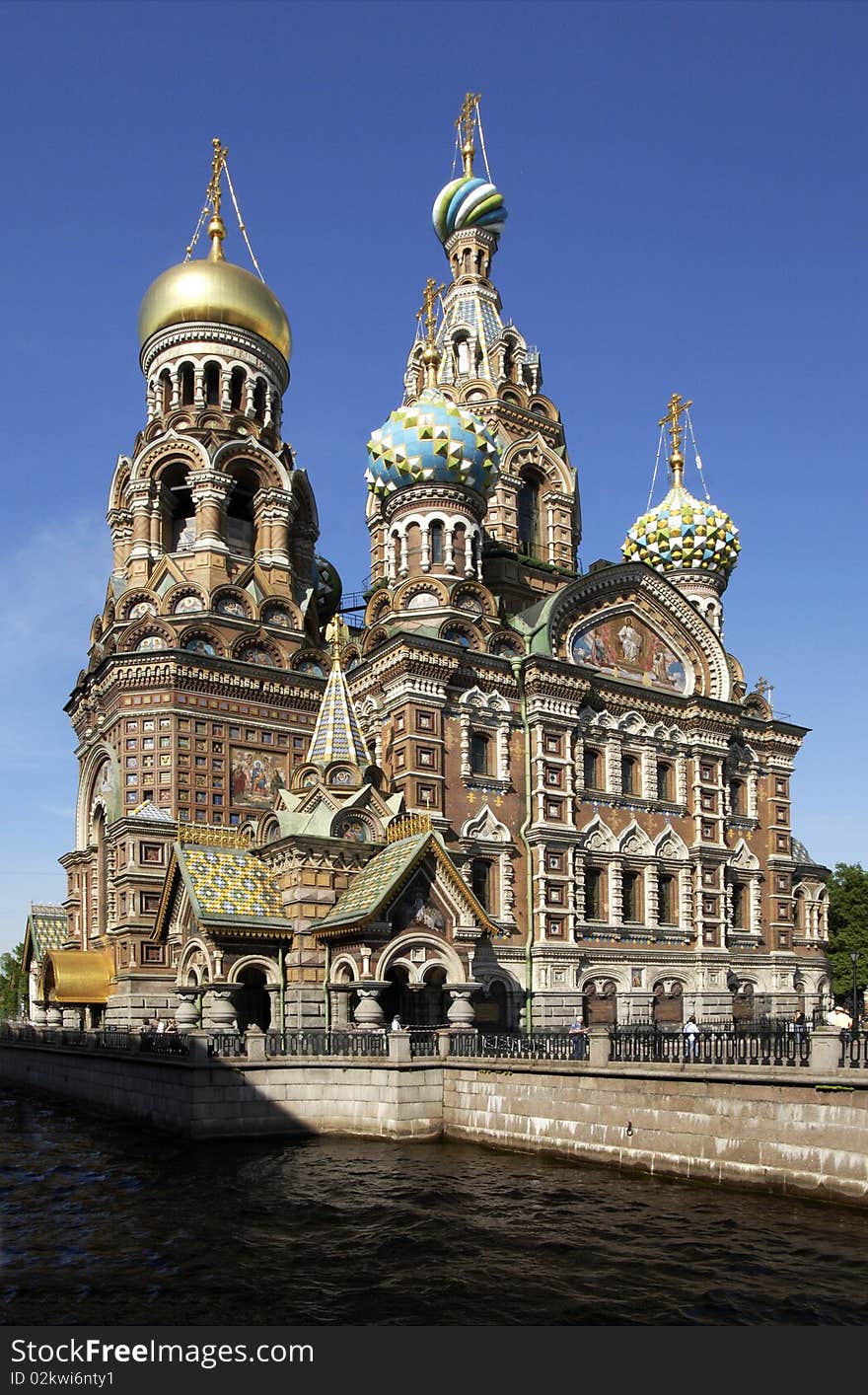 Church of the savior on the spilt blood