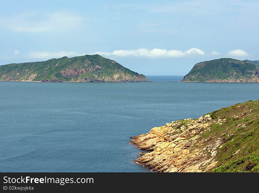 Huang Mao Dao in province bead sea City of China Guangdong. Huang Mao Dao in province bead sea City of China Guangdong