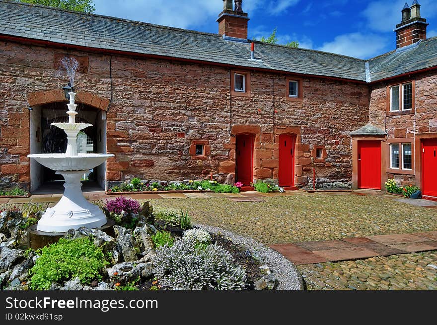 St Anne's Hospital Almshouses Appleby, Cumbria, England. St Anne's Hospital Almshouses Appleby, Cumbria, England