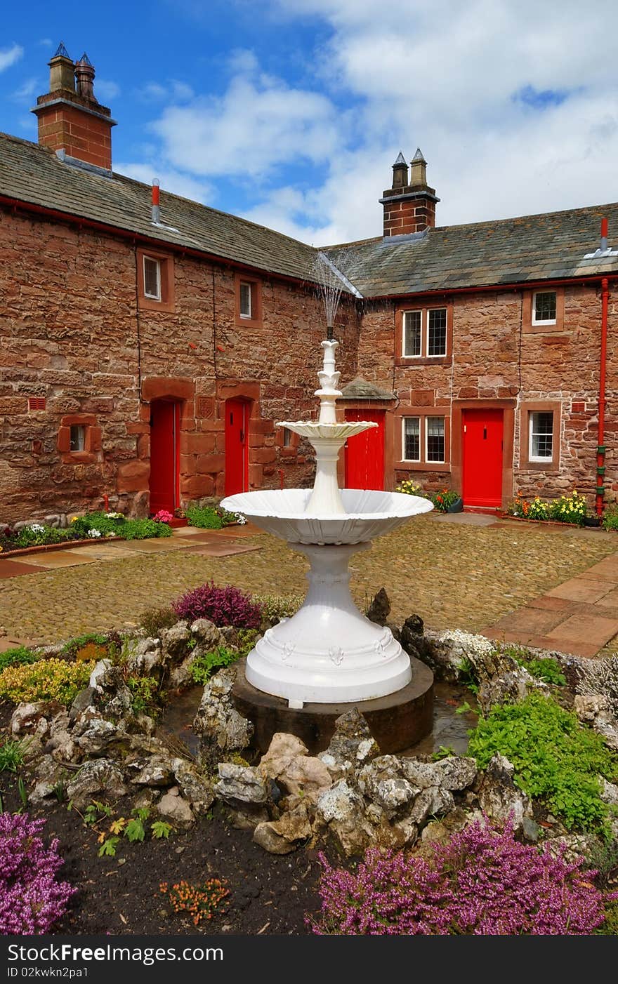 St Anne's Hospital Almshouses Appleby, Cumbria, England. St Anne's Hospital Almshouses Appleby, Cumbria, England