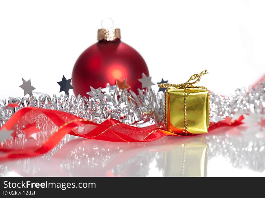 Christmas Decoration isolated on a white background. Christmas Decoration isolated on a white background