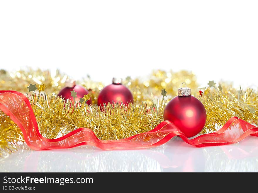 Christmas Decoration isolated on a white background. Christmas Decoration isolated on a white background