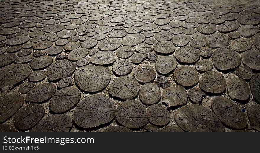 Wooden road