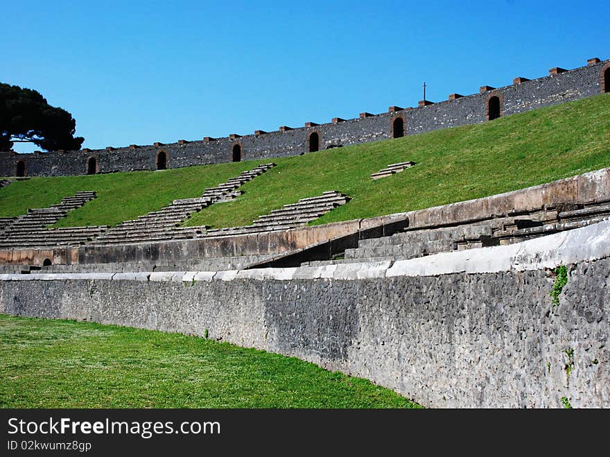 The amphiteatre of Pompeii