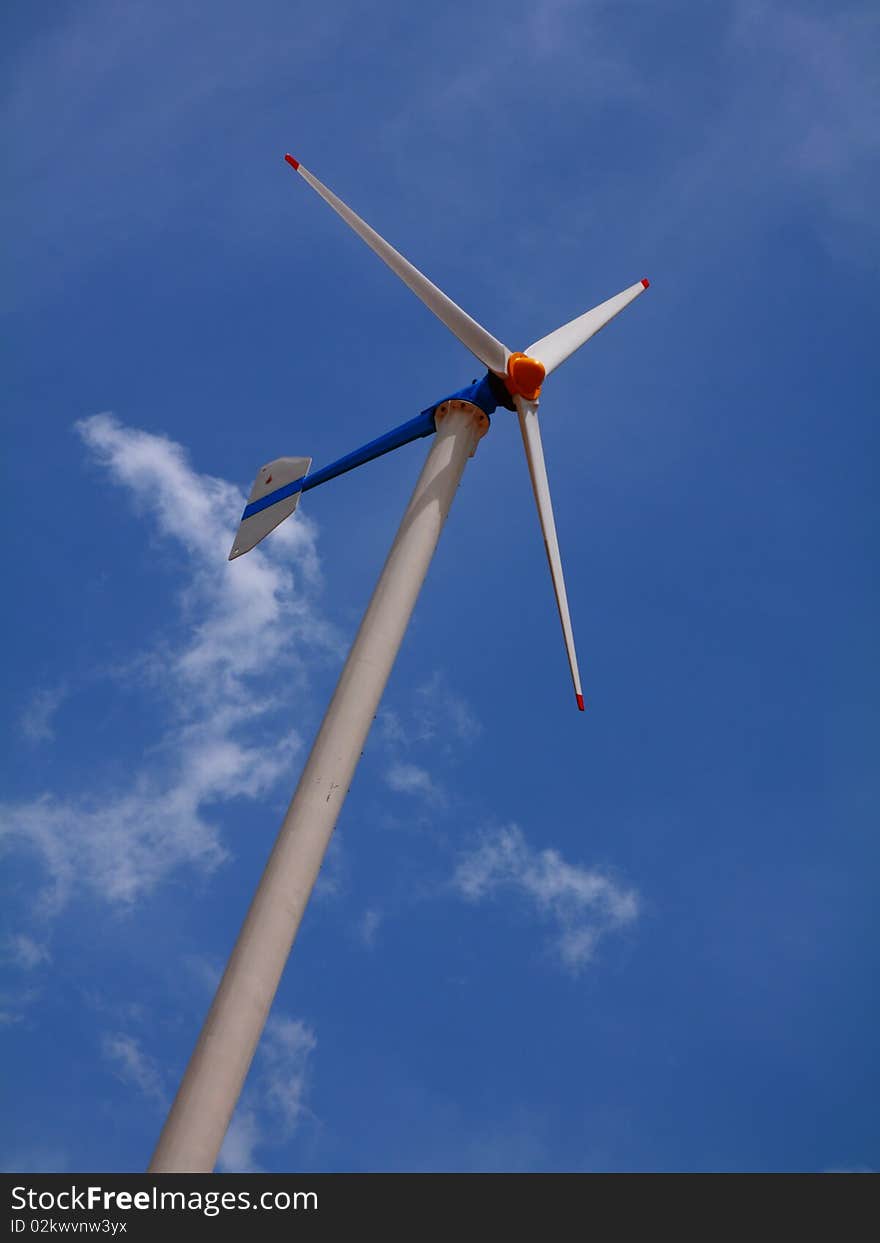 Modern wind turbines or wind mills