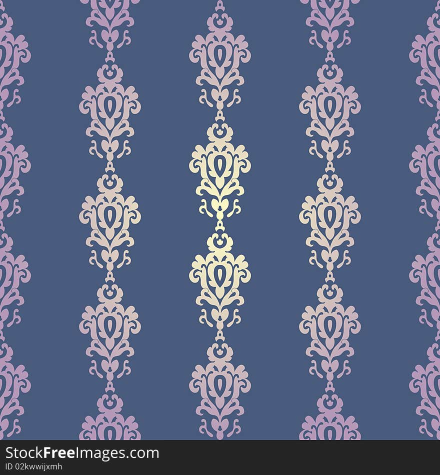 Vintage seamless pattern. Vector illustration