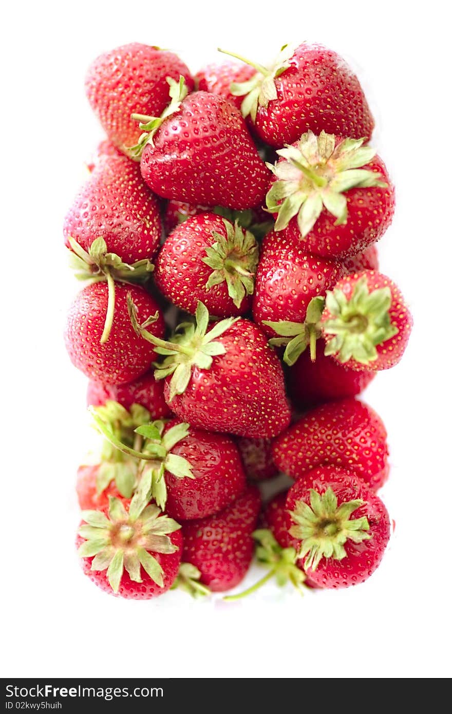 Isolated photo of delicious strawberry. Isolated photo of delicious strawberry.